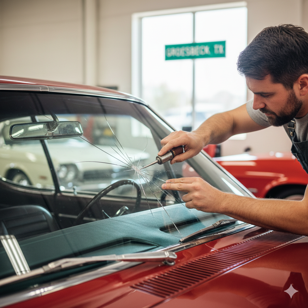 Classic Car Windshield Repair Groesbeck, TX