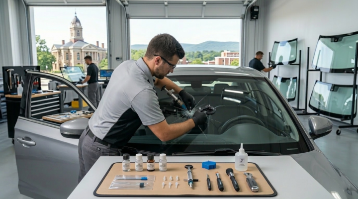 Auto Windshield Crack Repair Fayetteville AR